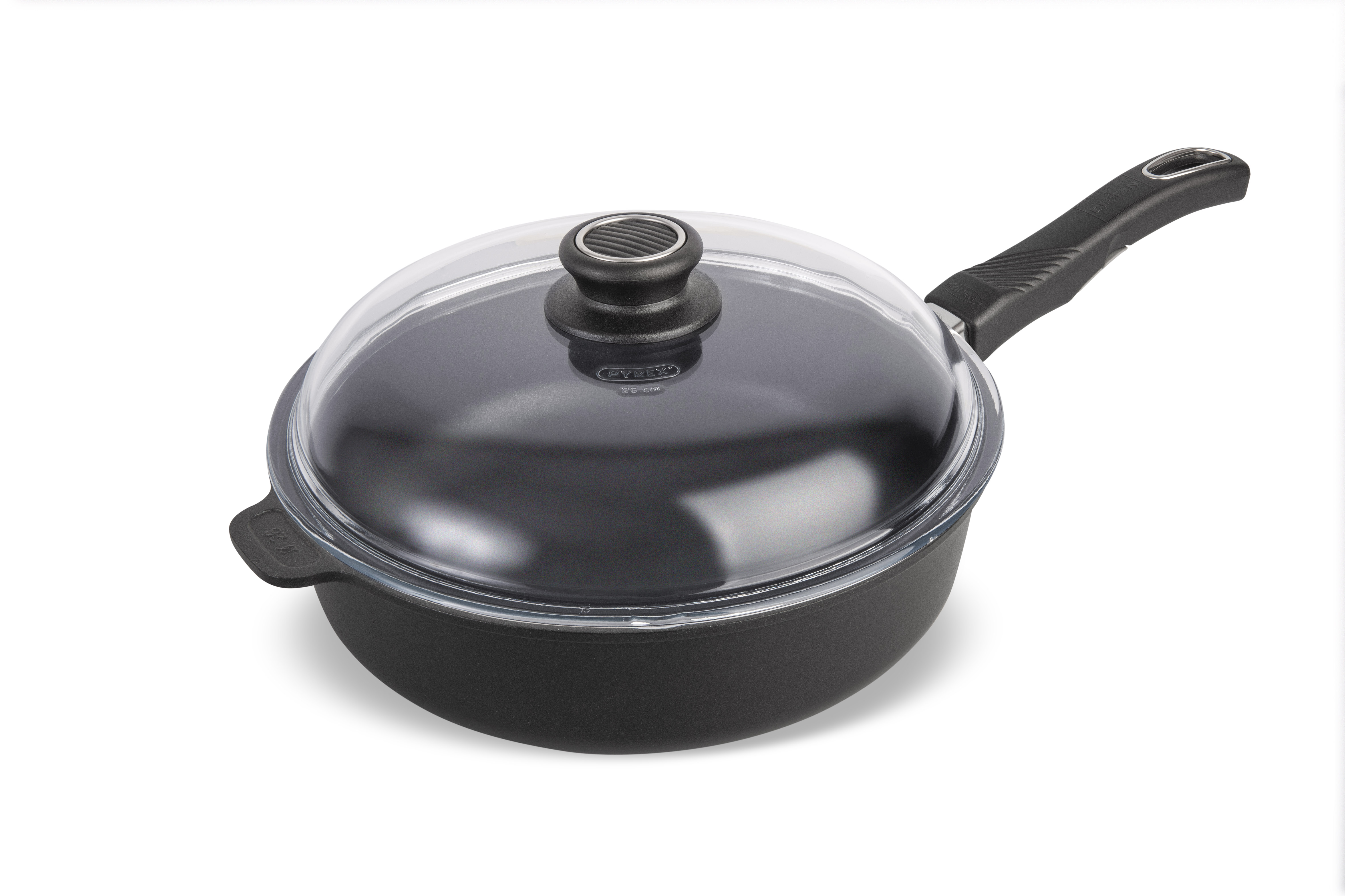 Gastrolux BIOTAN PLUS Hochrandpfanne 26 cm, Premium (abnehmbarer Griff), Ceran, Gas, Elektro