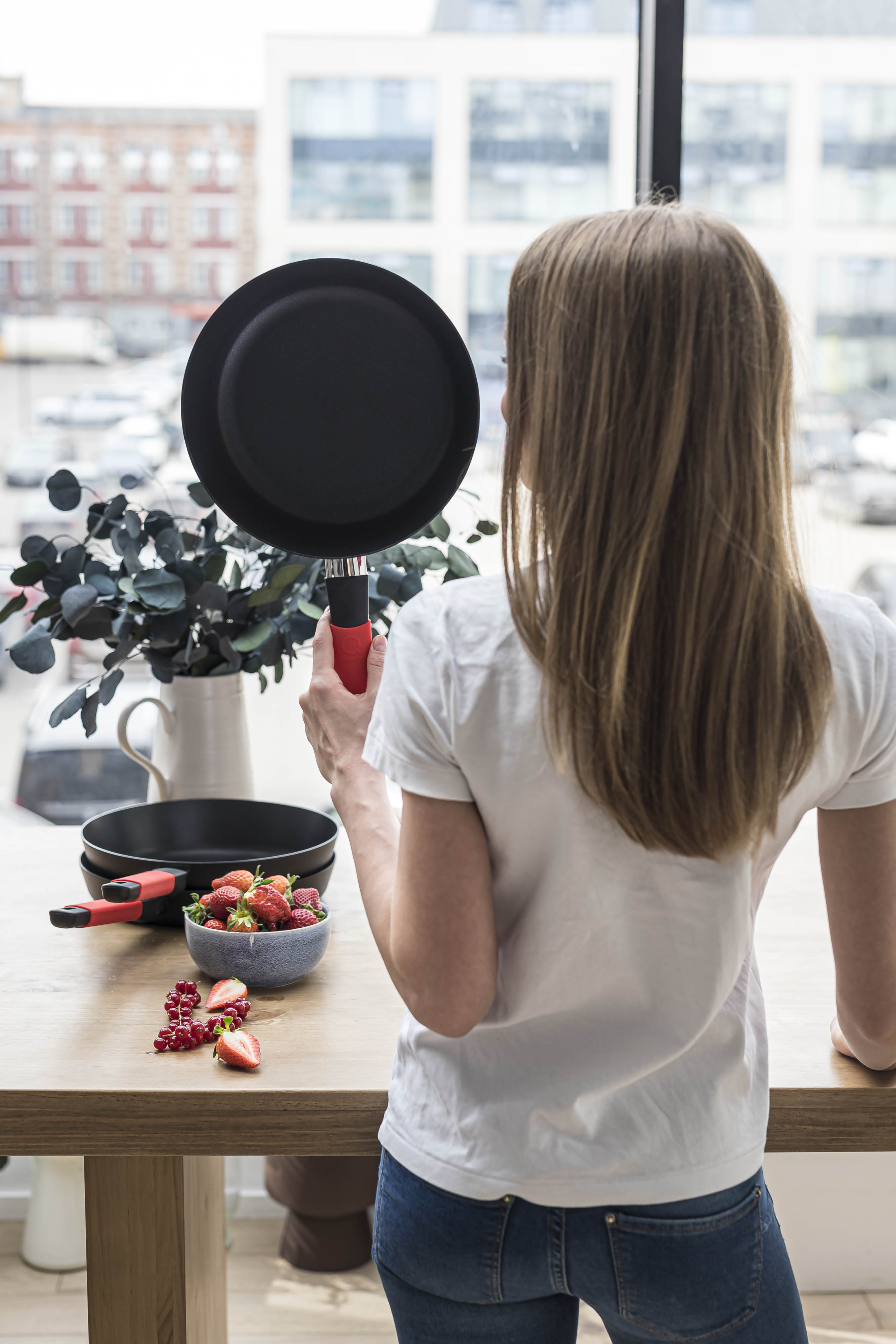 Guss-Bratpfanne, 20cm, 4cm hoch