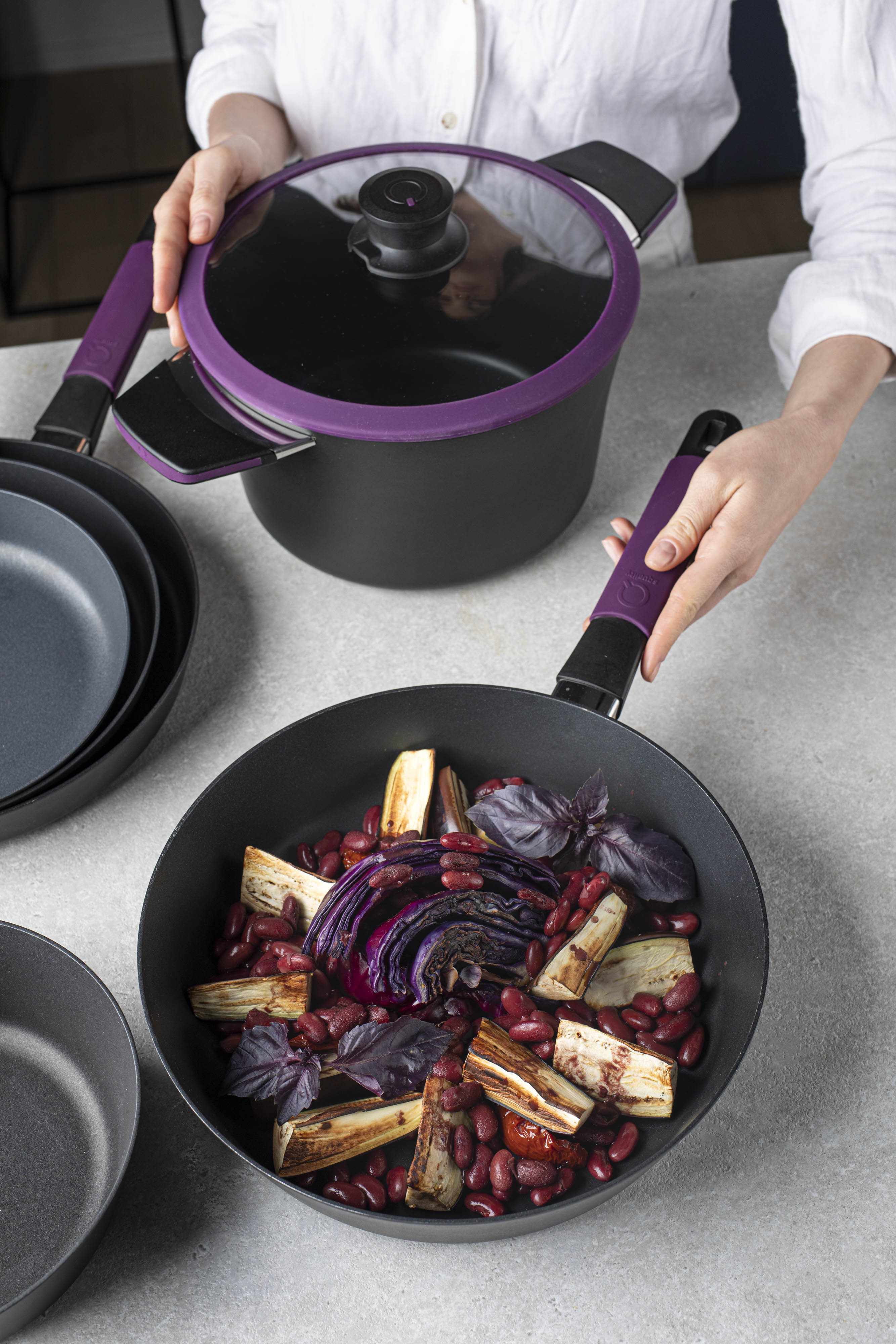 Guss-Bratpfanne, 20cm, 4cm hoch