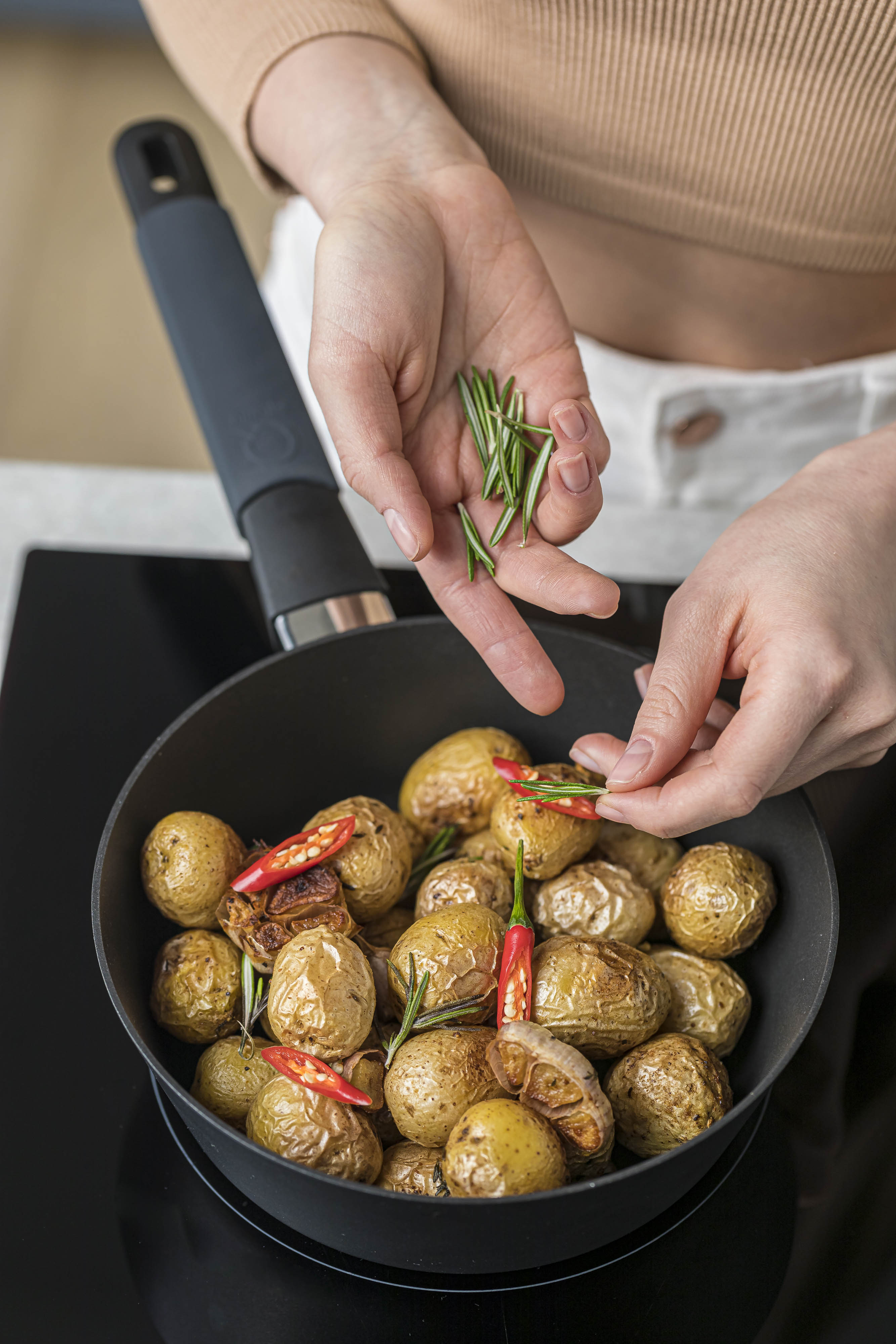 Guss-Bratpfanne, 20cm, 7cm hoch  