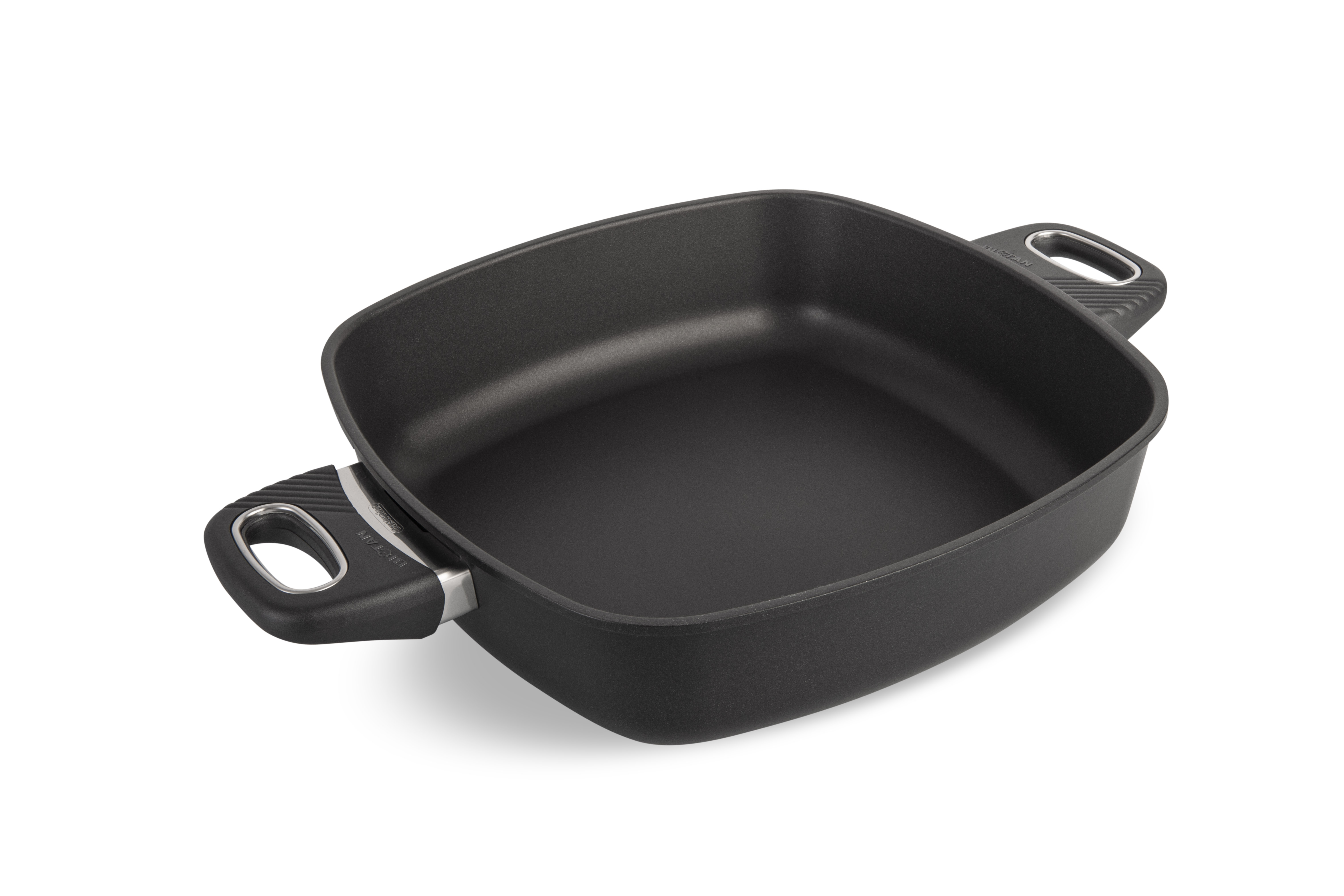 Guss-Stielkasserolle, 28 x 28cm, 7,5cm hoch 