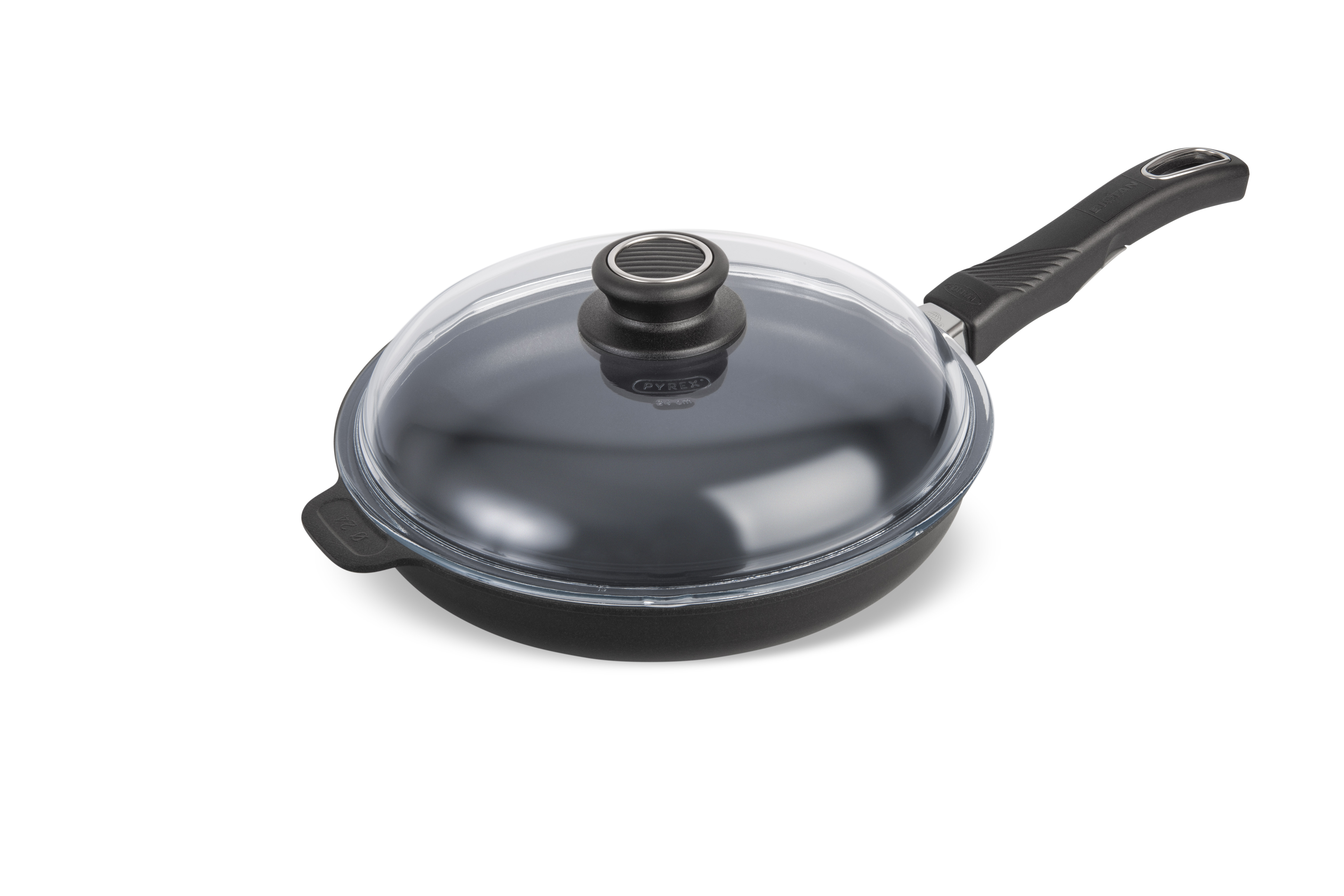Gastrolux BIOTAN PLUS Bratpfanne 24 cm, Premium (abnehmbarer Griff), Ceran, Gas, Elektro