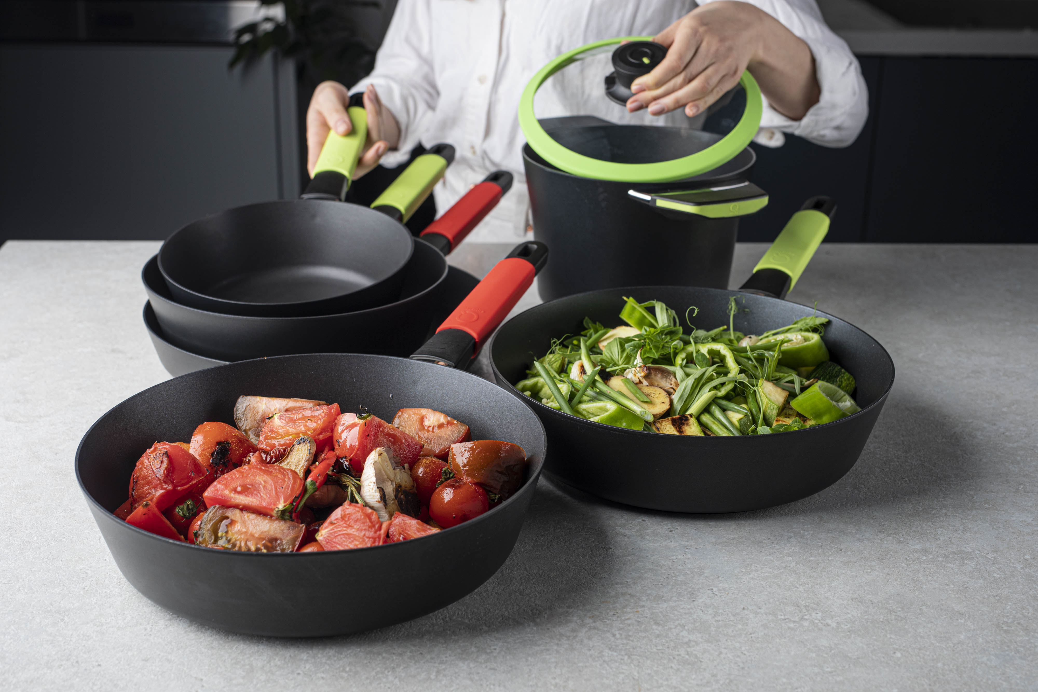 Guss-Bratpfanne, 20cm, 4cm hoch