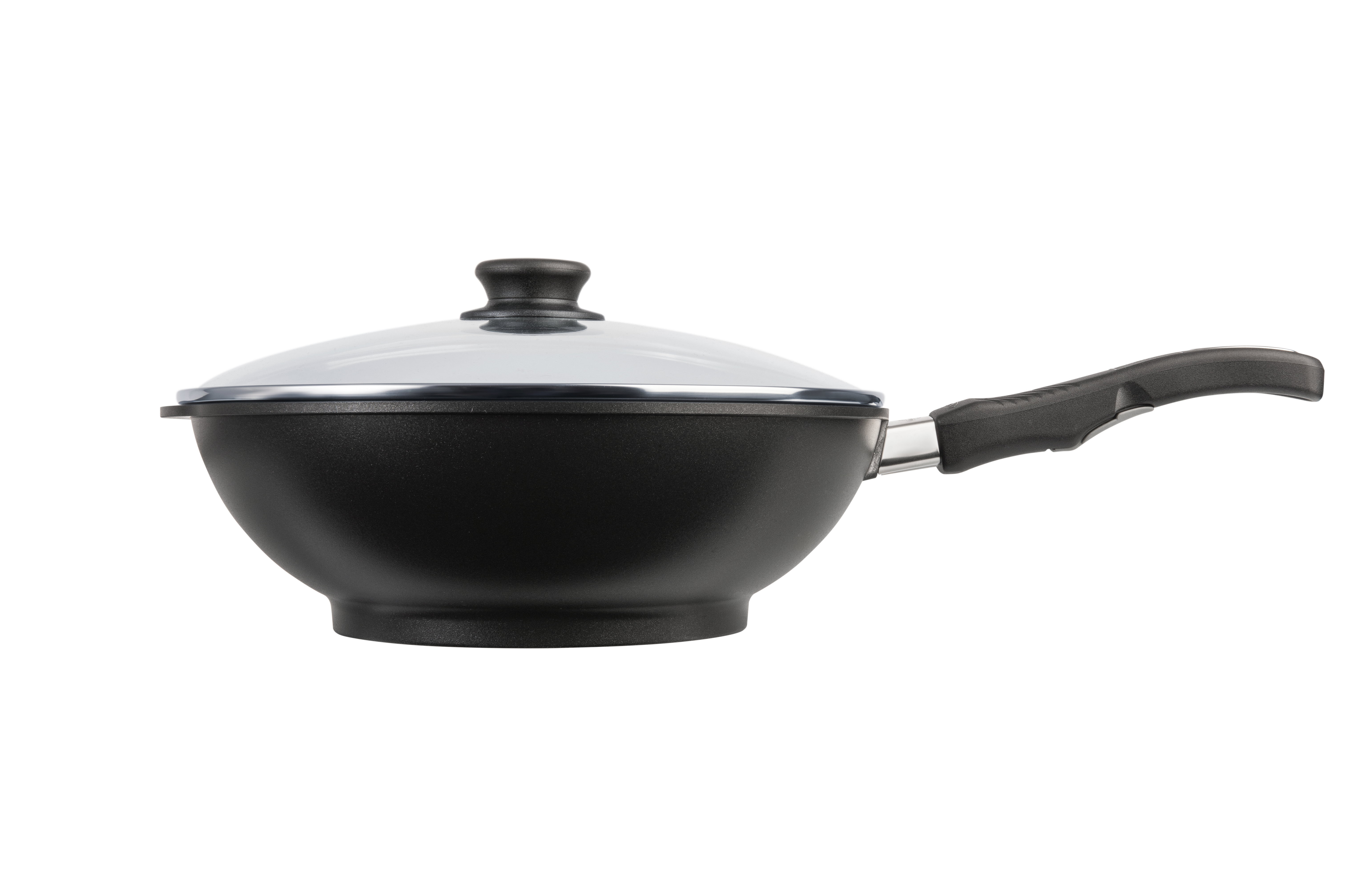 Gastrolux BIOTAN PLUS Wok 30 cm, Premium (abnehmbarer Griff), Ceran, Gas, Elektro