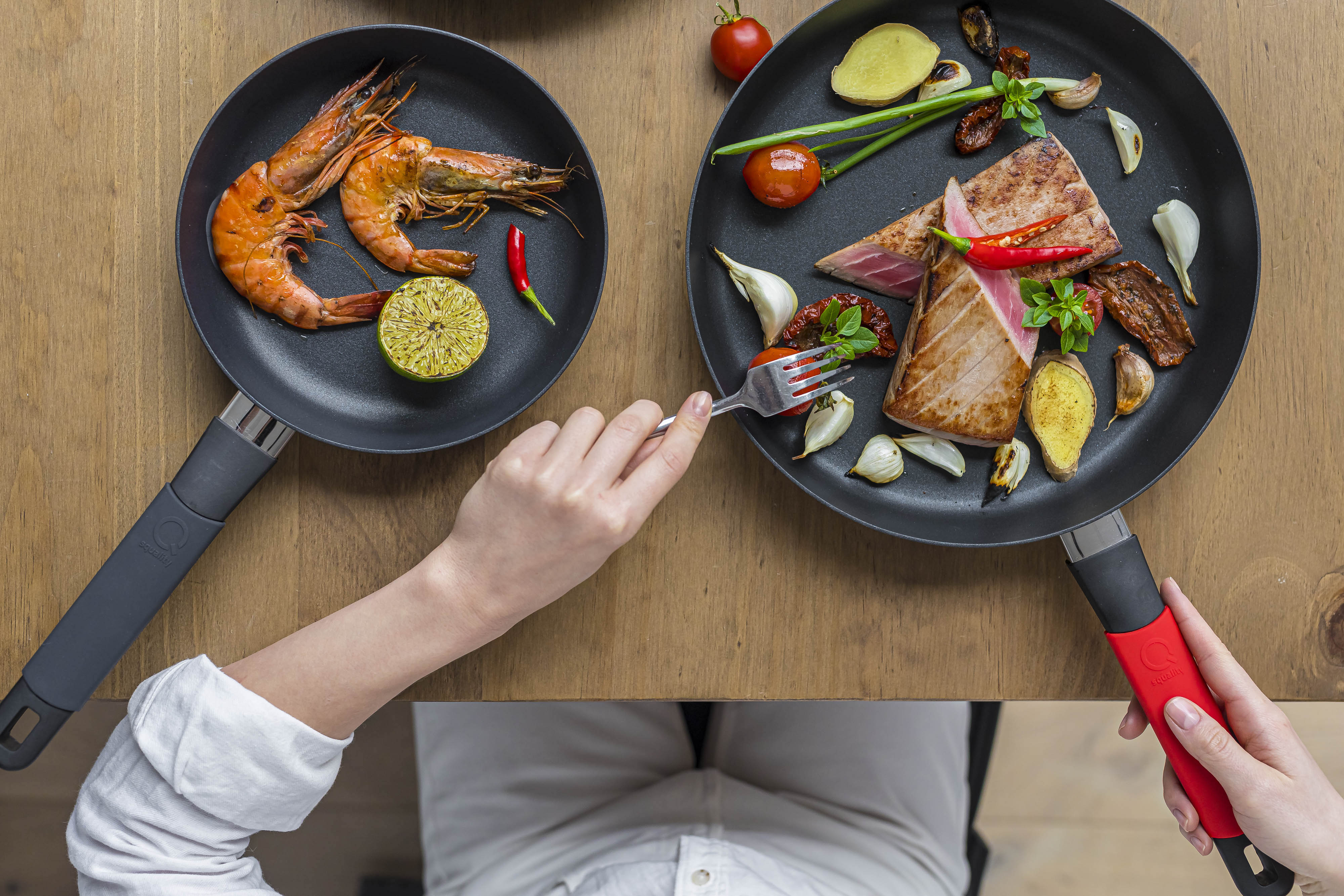 Guss-Bratpfanne, 20cm, 4cm hoch