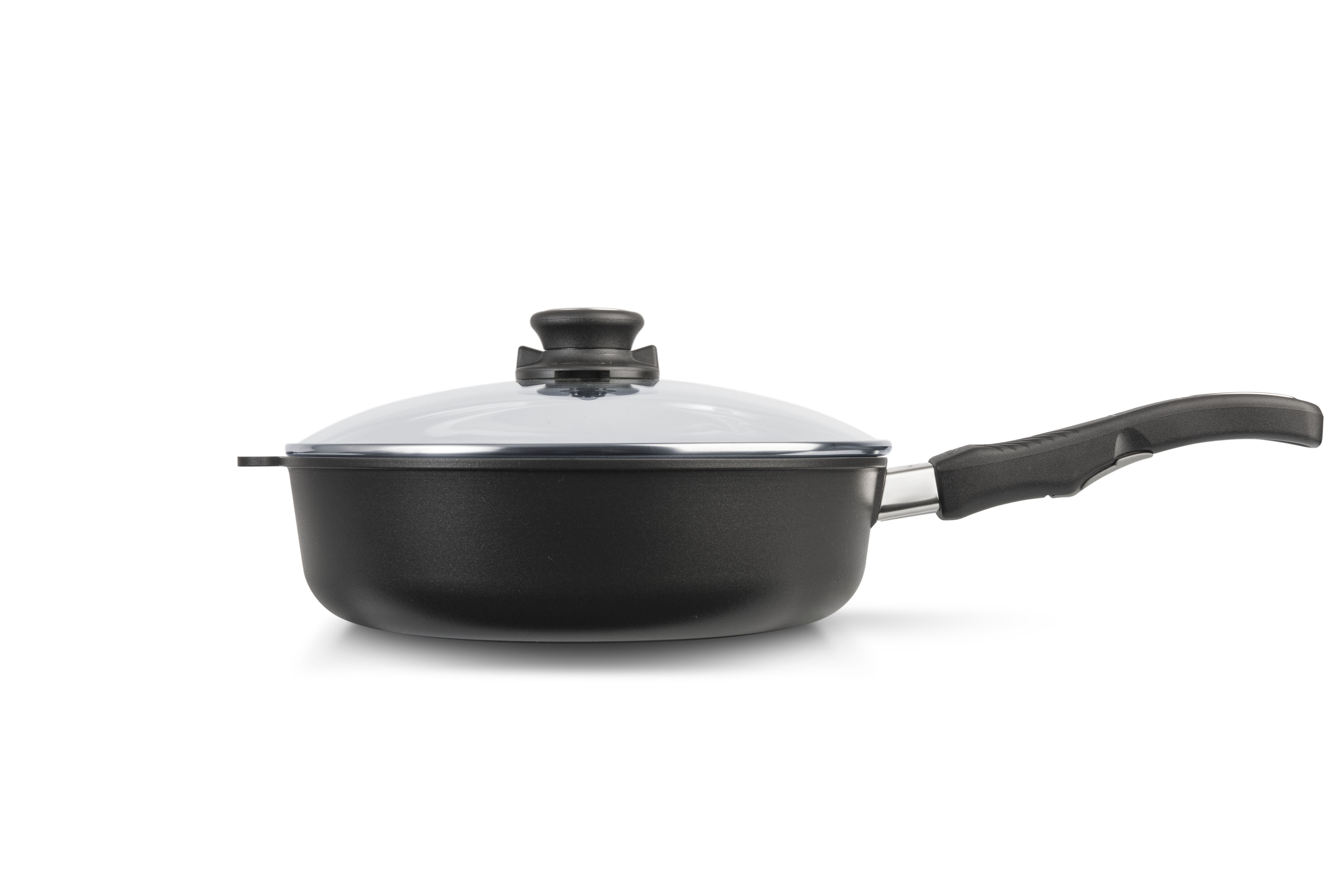 Gastrolux BIOTAN PLUS Hochrandpfanne 26 cm, Premium (abnehmbarer Griff), Ceran, Gas, Elektro
