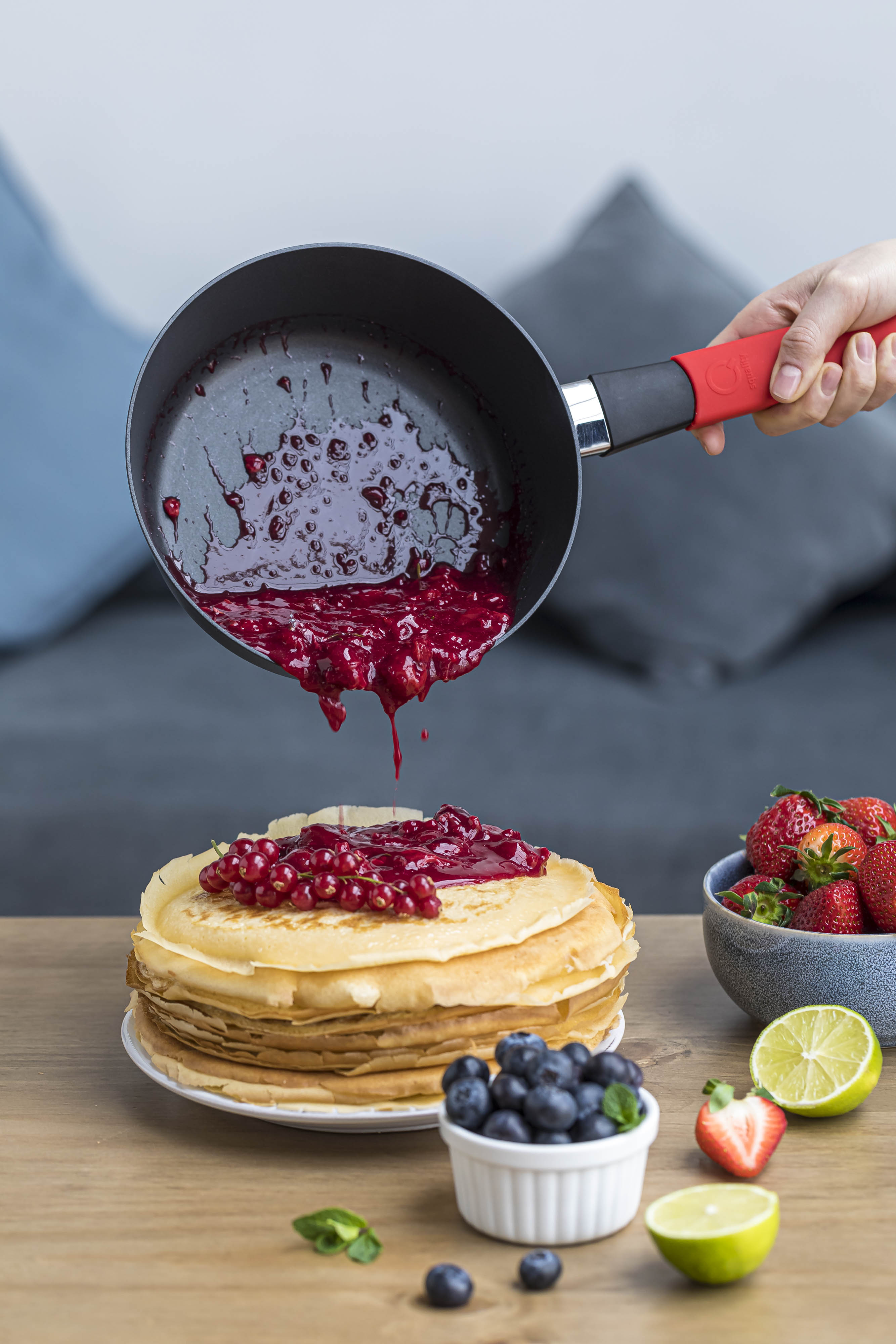 Guss-Bratpfanne, 20cm, 4cm hoch