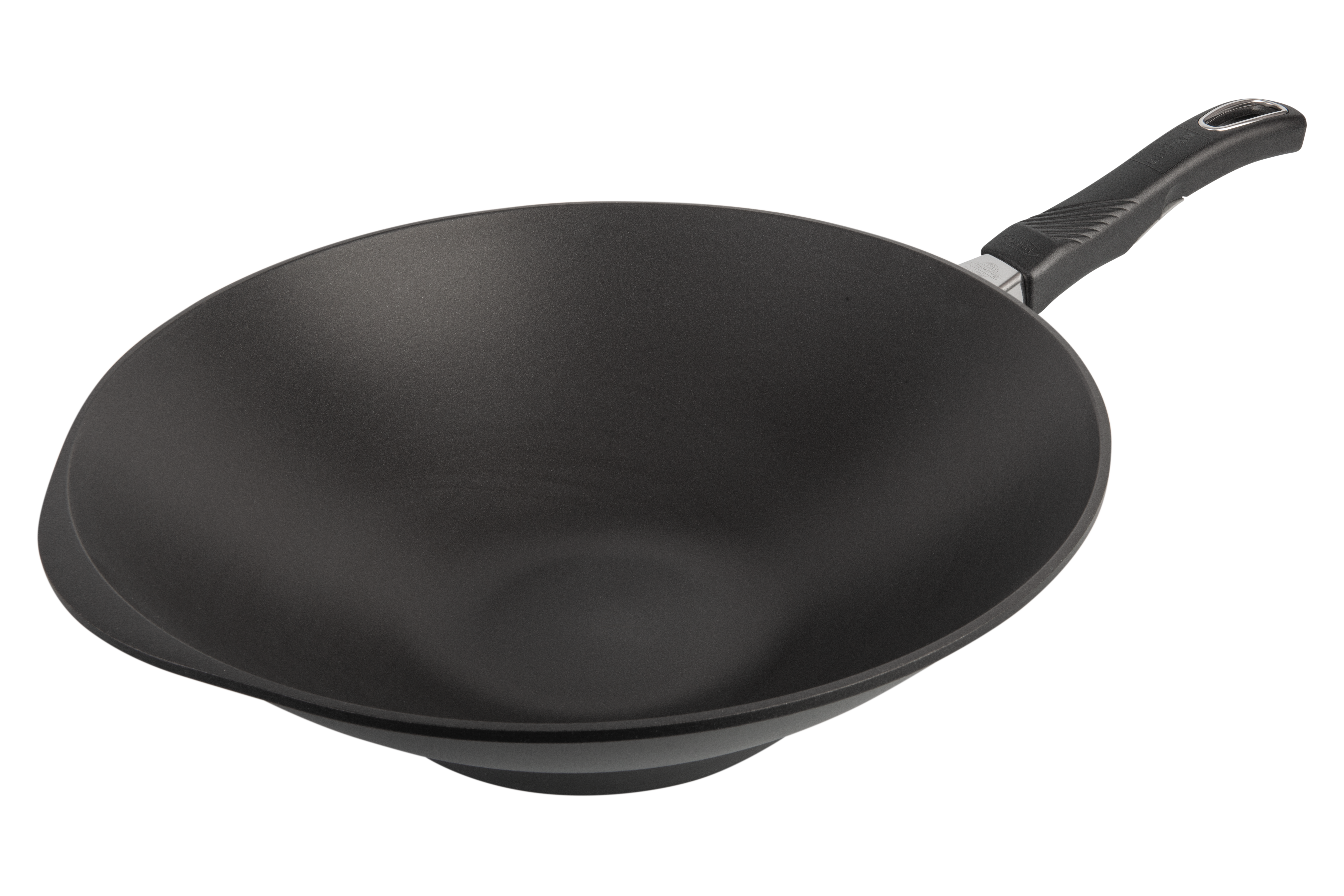 Aluguss Wok, D=36cm, H=18cm, abnehmbarer Griff (Premium)
