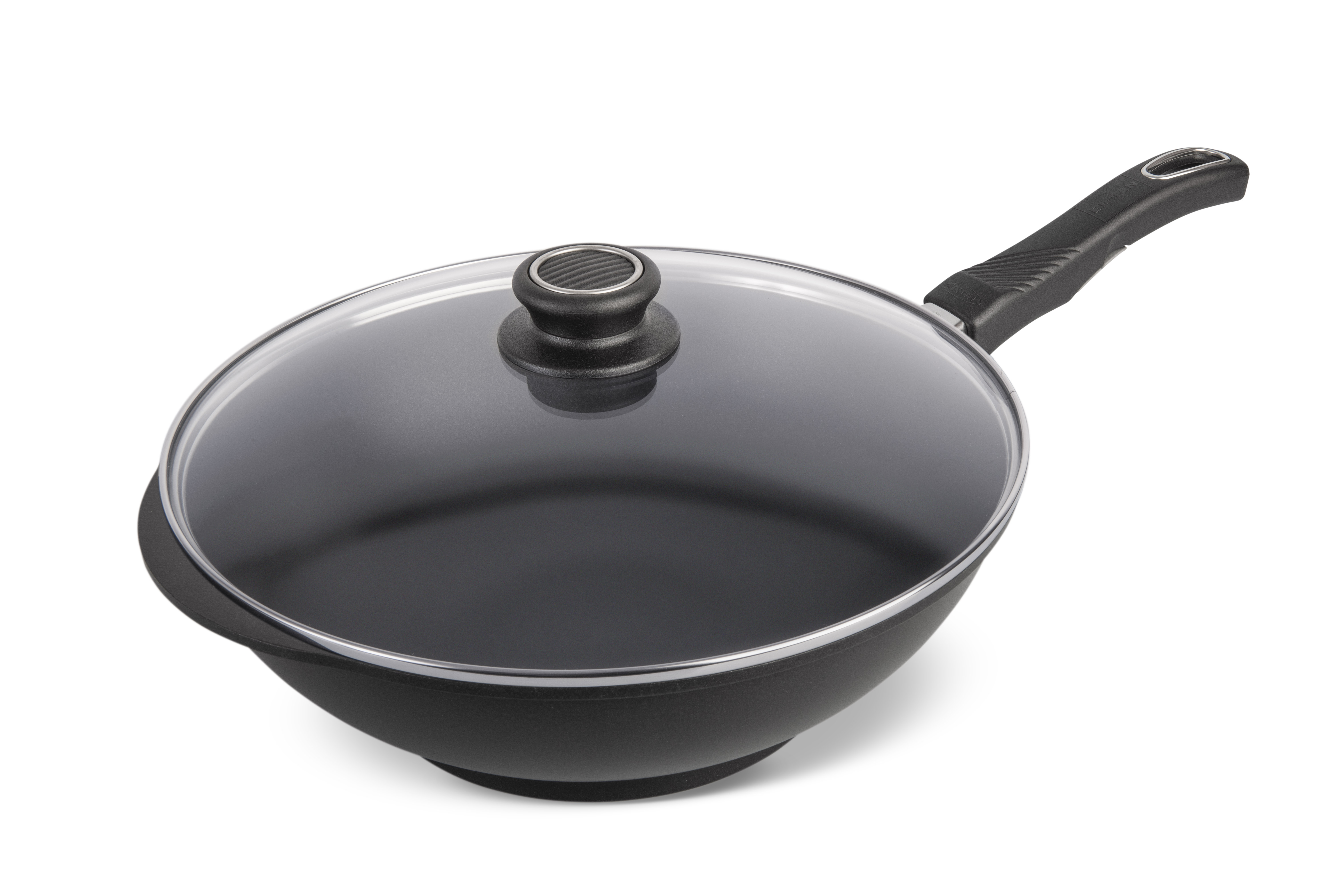 Gastrolux BIOTAN PLUS Wok 30 cm, Premium (abnehmbarer Griff), Ceran, Gas, Elektro