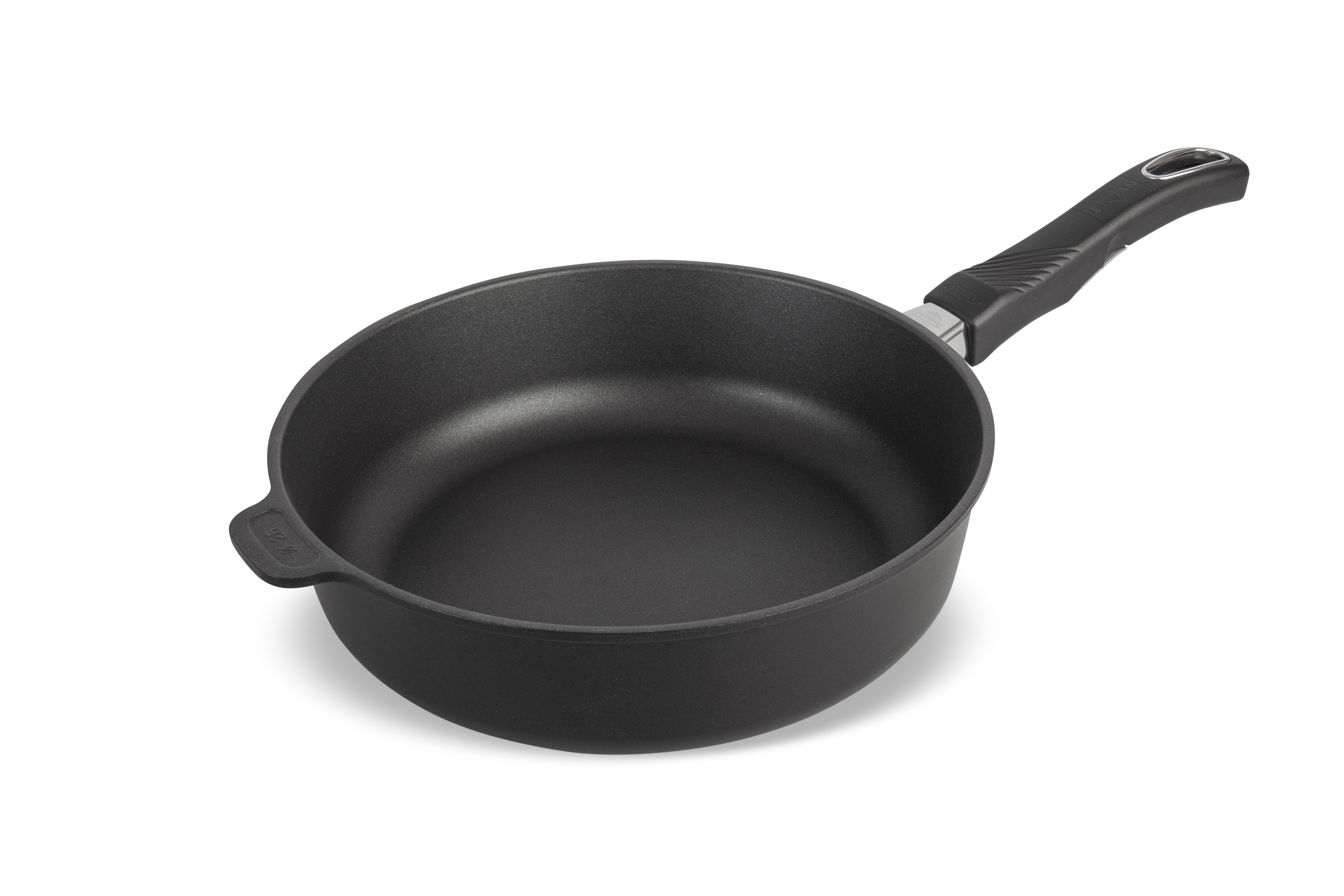 Aluguss Hochrand Bratpfanne, D=26cm, H=7cm, abnehmbarer Griff (Premium)