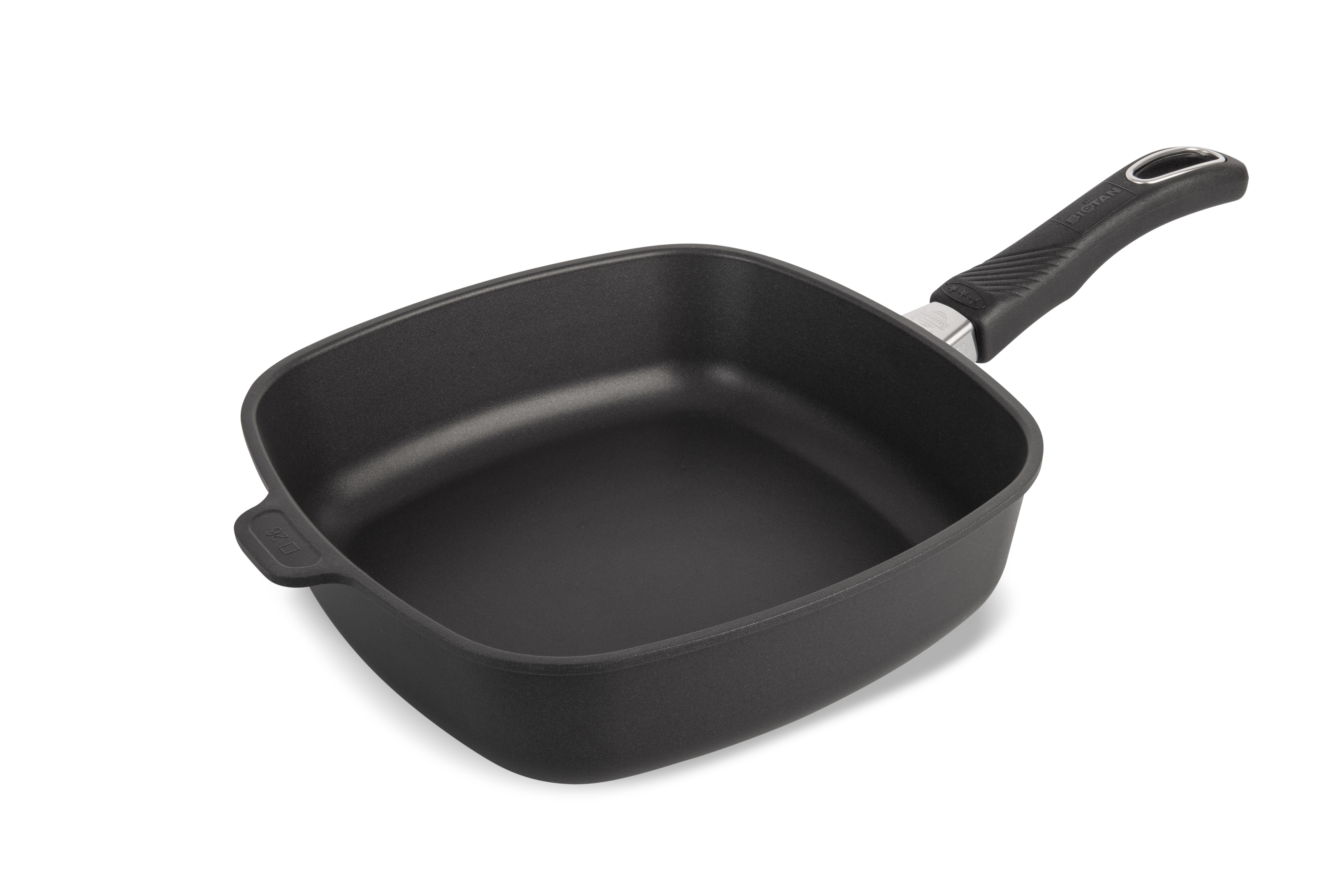 Guss-Stielkasserolle 26 x 26cm