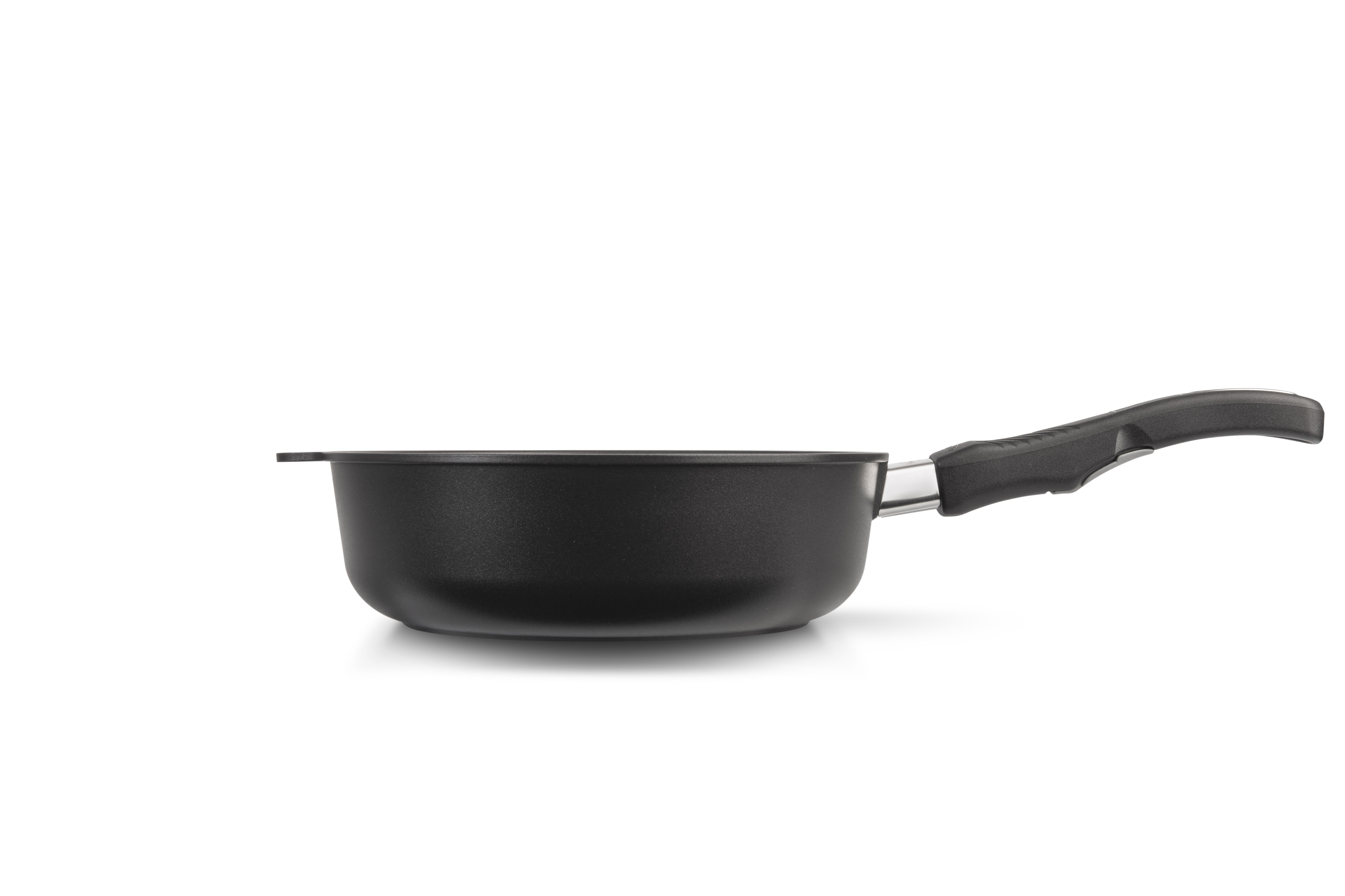 Gastrolux BIOTAN PLUS Hochrandpfanne 24 cm, Premium (abnehmbarer Griff), Ceran, Gas, Elektro