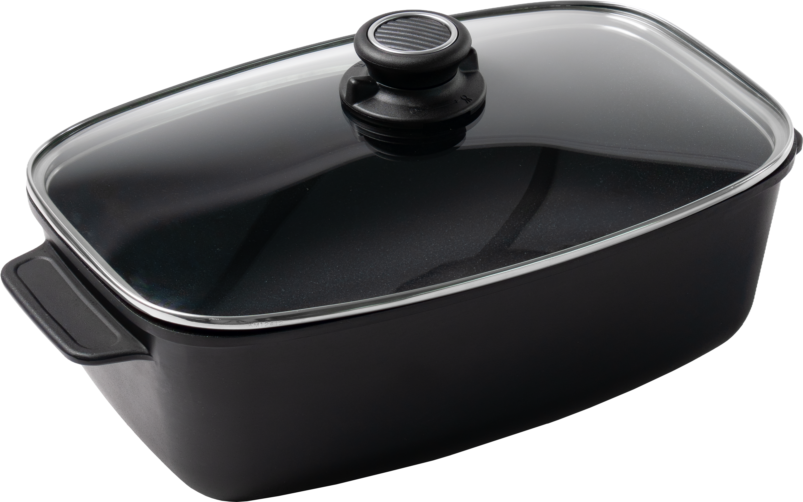 Gastrolux EVO PFAS-frei Bräter 39 x 22 cm mit Deckel, Expert (feste Griffe), Induktion