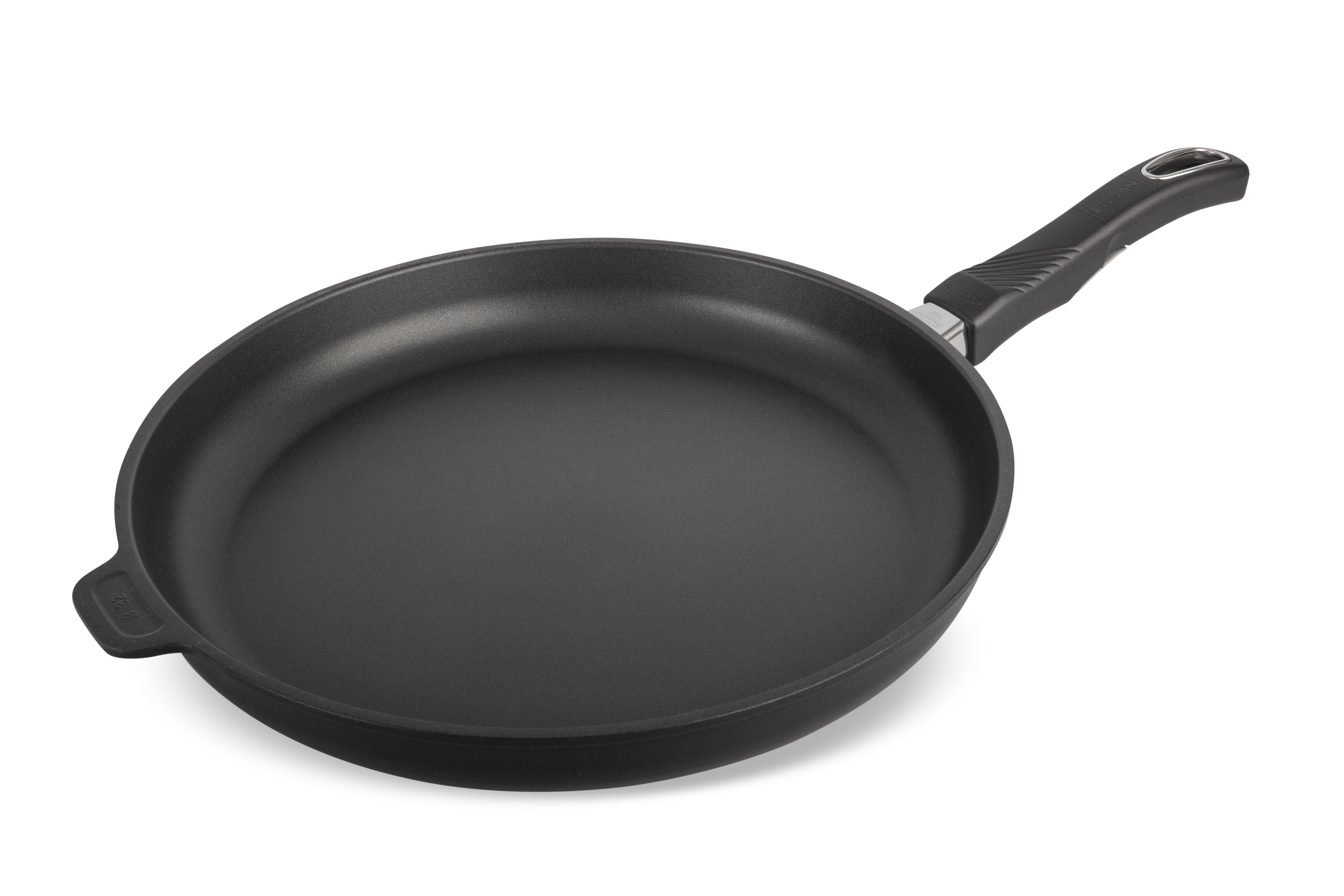 Aluguss Bratpfanne, D=32cm, H=4cm, abnehmbarer Griff (Premium)