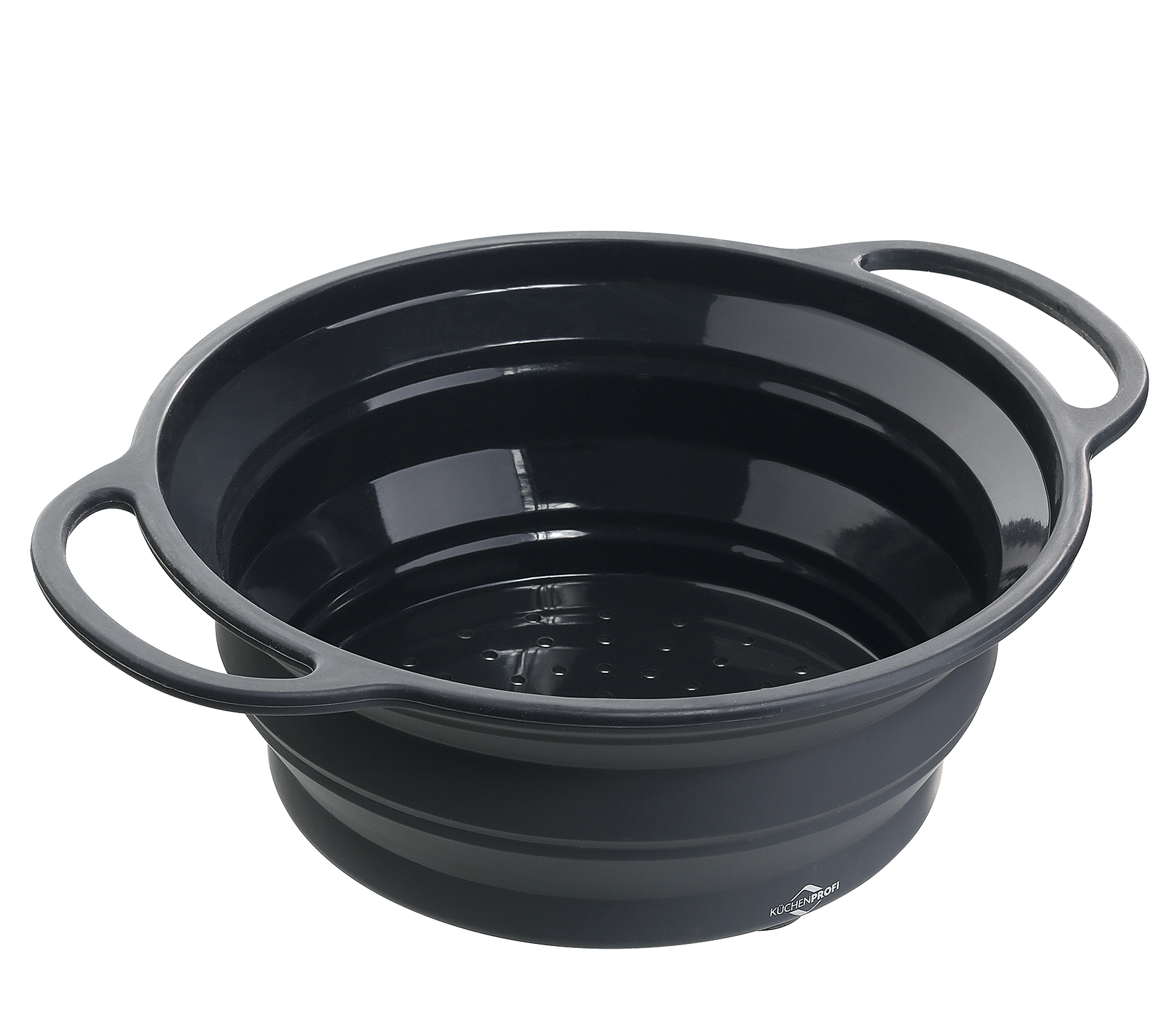 Seiher faltbar, 24cm - schwarz 