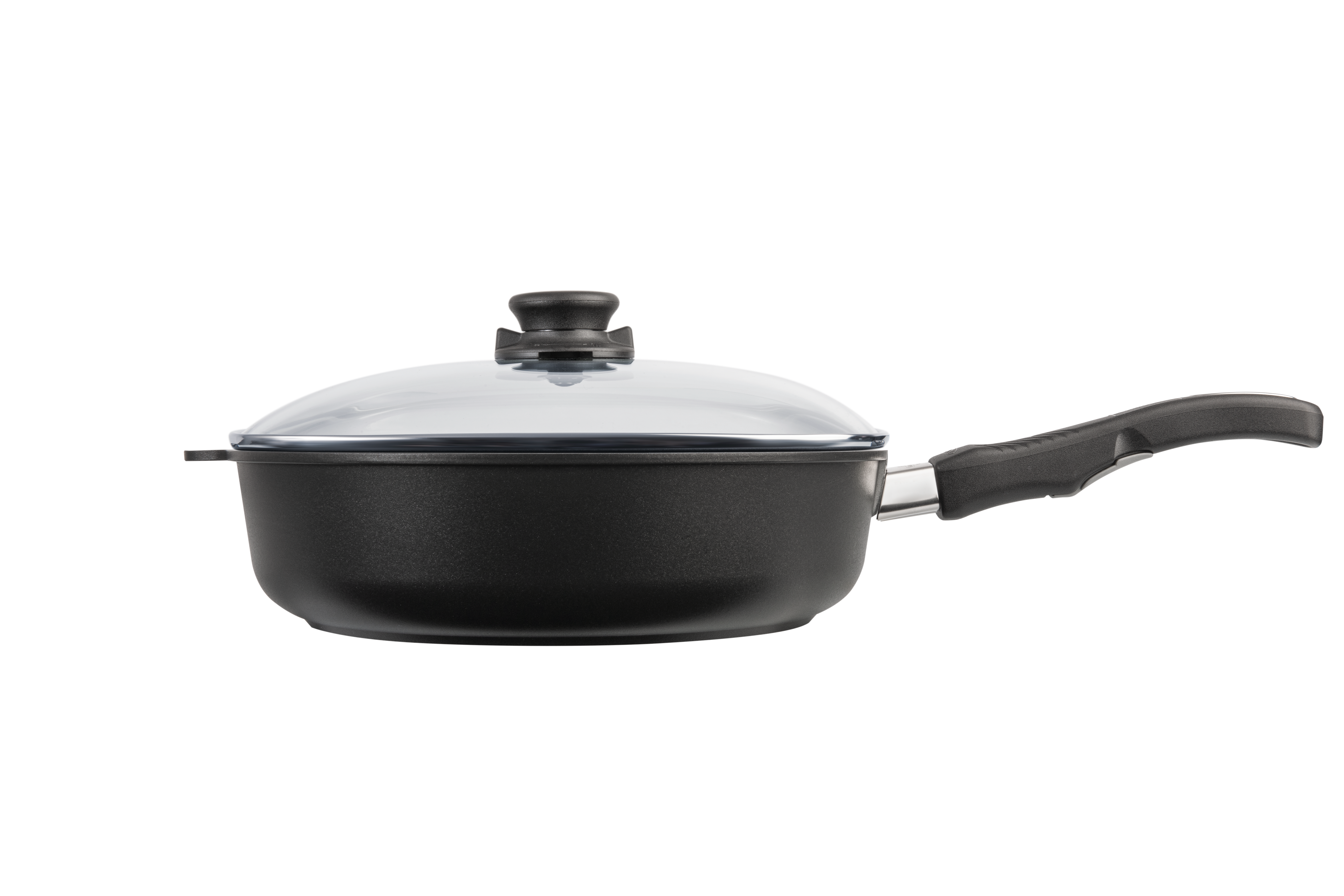 Gastrolux BIOTAN PLUS Hochrandpfanne 28 cm, Premium (abnehmbarer Griff), Ceran, Gas, Elektro